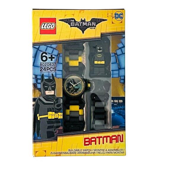 Lego Accessories - LEGO Buildable Batman Movie Kids Wristwatch Analog 24 PC 8020837 NEW